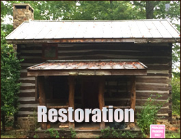 Historic Log Cabin Restoration  Blackshear, Georgia